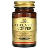 Хелатна мідь Chelated Copper Solgar 100 таблеток