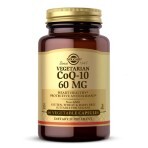 Вегетарианский CoQ-10 60 мг Solgar 60 вегетарианских капсул: цены и характеристики