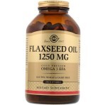 Лляна олія Flaxseed Oil Solgar 1250 мг 250 гелевих капсул: ціни та характеристики