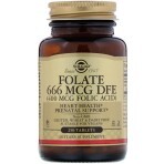 Фолиевая Кислота (В9) Folic Acid 400 мкг Solgar 250 таблеток: цены и характеристики