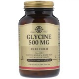 Гліцин Glycine Solgar 500 мг 100 вегетаріанських капсул
