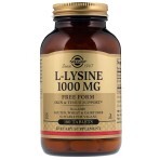Лізин 1000 мг L-Lysine Solgar 100 таблеток: ціни та характеристики