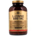 Лізин 1000 мг L-Lysine Solgar 250 таблеток: ціни та характеристики
