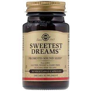 Комплекс для сну Солодкий сон з мелатоніном і L-теаніном Sweet Dreams Solgar 30 капсул