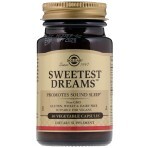 Комплекс для сну Солодкий сон з мелатоніном і L-теаніном Sweet Dreams Solgar 30 капсул: ціни та характеристики