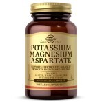 Аспартат калію і магнію PotassМОm MagnesМОm ASPARTATE Solgar 90 вегетаріанських капсул: ціни та характеристики