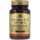 Витамин В12 (Цианокобаламин) Vitamin B12 Solgar 100 мкг 100 таблеток