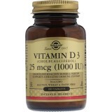 Вітамін D3 Cholecalciferol Solgar 25 мкг 1000 МО 180 таблеток