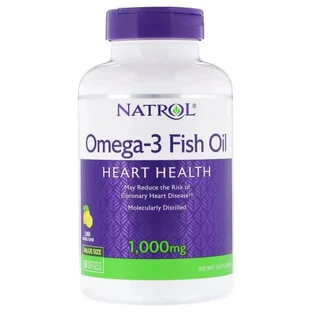 Омега-3 Рыбий Жир 1000 мг Omega-3 Fish Oil Natrol 150 желатиновых капсул