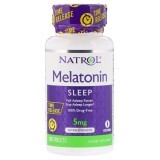 Мелатонин повышенной силы действия 5 мг Melatonin Natrol 100 таблеток