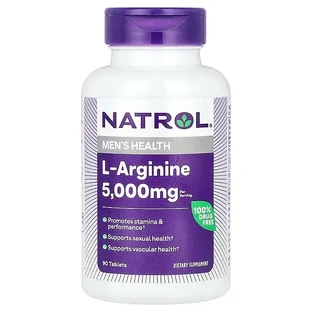 L-Аргінін 5000 мг L-Arginine Natrol 90 таблеток