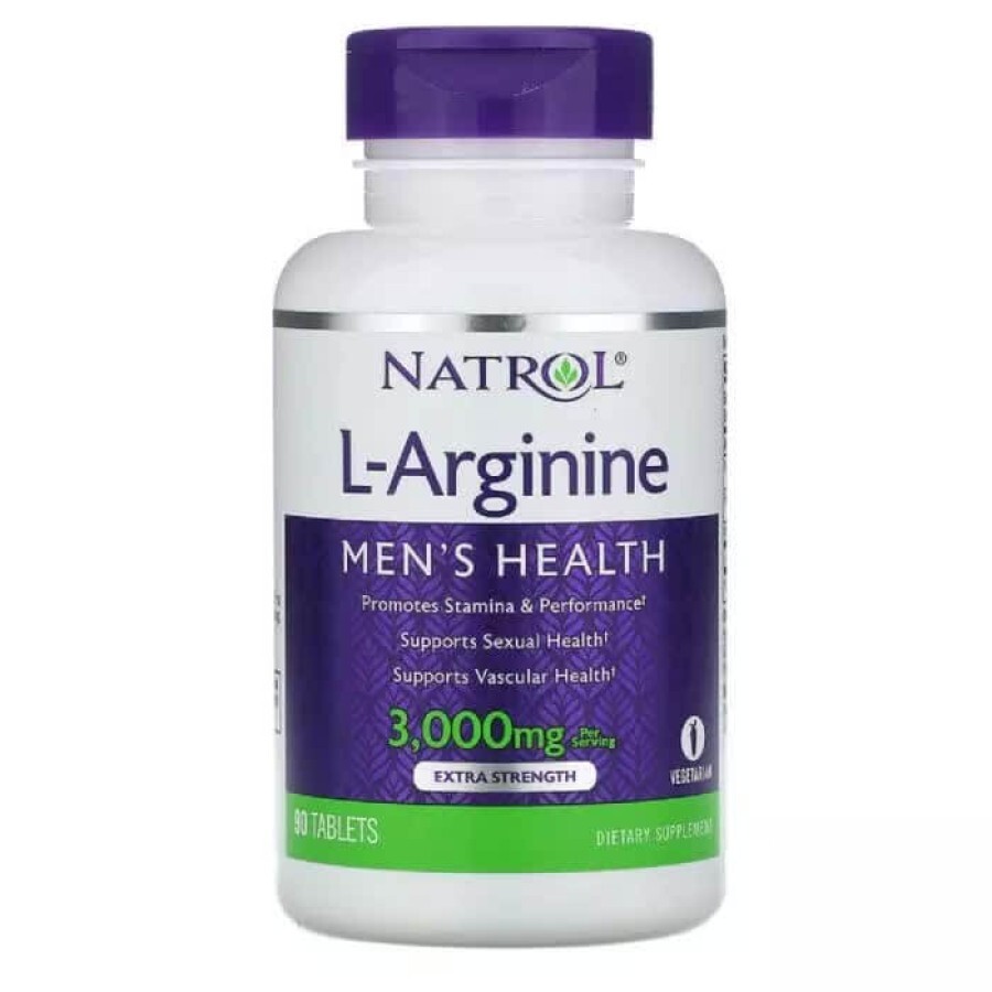 L-Аргинин 3000 мг Natrol 90 таблеток: цены и характеристики