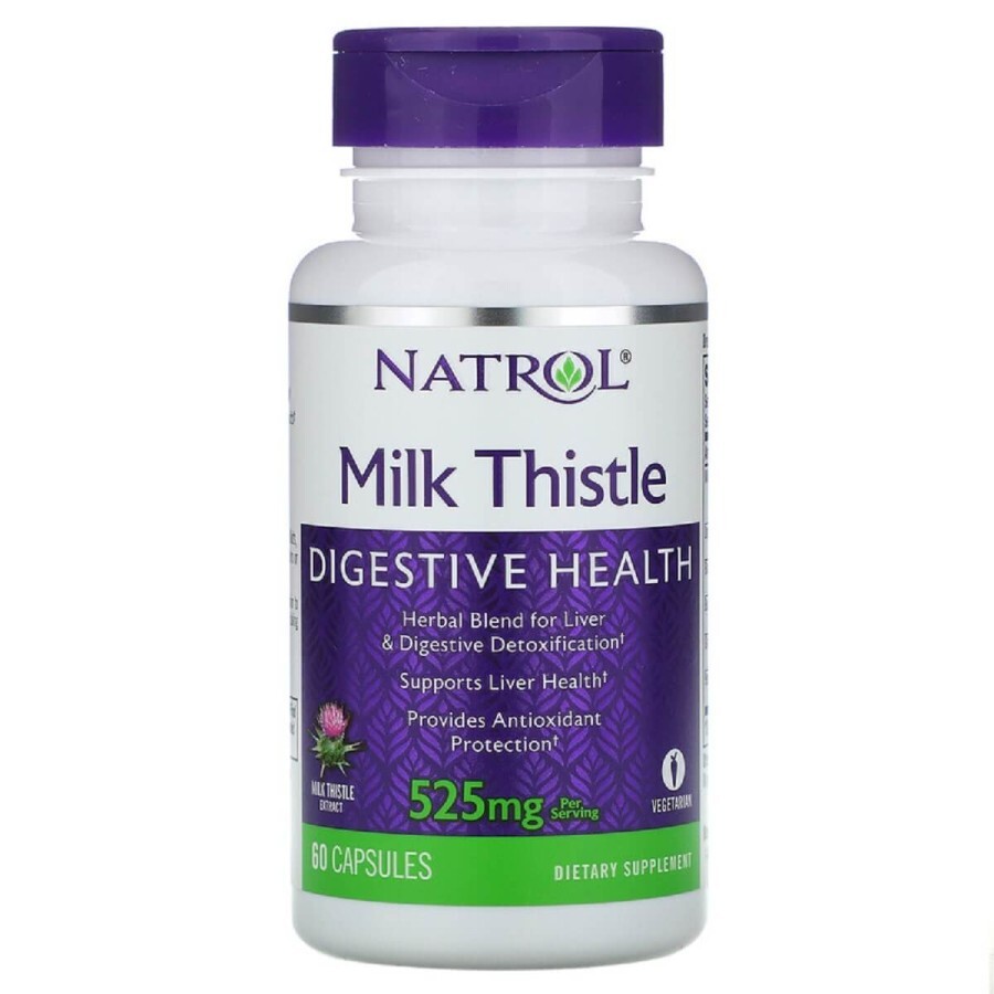Расторопша Milk Thistle Natrol 60 капсул: цены и характеристики