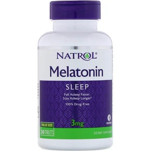 Мелатонин Melatonin 3 мг Natrol 240 таблеток