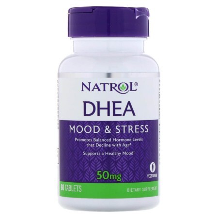 Дегидроэпиандростерон 50 мг DHEA Natrol 60 таблеток