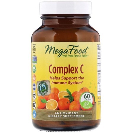 Комплекс вітаміну С Complex C MegaFood 60 таблеток