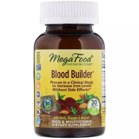 Будівельник крові Blood Builder MegaFood 30 таблеток