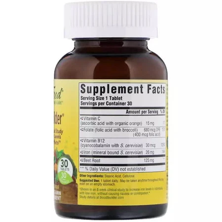 Строитель крови Blood Builder MegaFood 30 таблеток: цены и характеристики