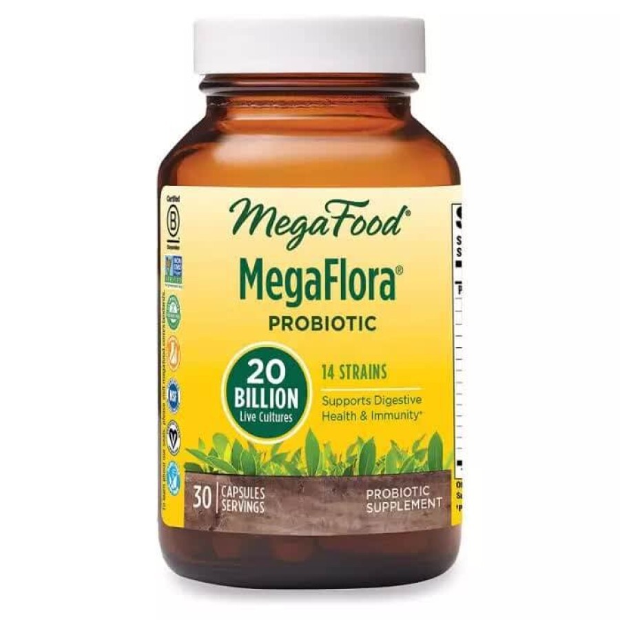 Пробіотик MegaFlora MegaFood 30 капсул: ціни та характеристики