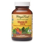 Витамин D3 2000 МЕ MegaFood 30 таблеток: цены и характеристики
