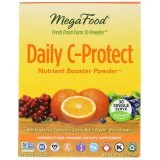 Ежедневный комплекс питательных веществ с витамином C без сахара Фруктовый Вкус Nutrient Booster Powder Daily C-Protect MegaFood 30 пакетиков ( по 213 г)