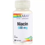 Ніацин 500 мг Solaray 100 капсул: ціни та характеристики