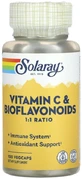 Вітамін C з біофлавоноїдами 500 мг Solaray 100 капсул