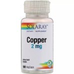 Медь Copper Solaray 2 мг 100 капсул: цены и характеристики