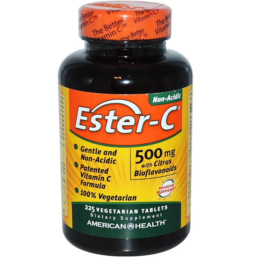 Эстер-С с бифлавоноидами Ester-C American Health 500 мг 225 таблеток: цены и характеристики
