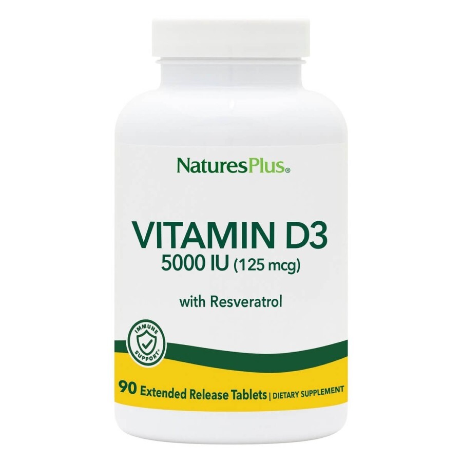 Ультра витамин D3 5000 МЕ Nature's Plus 90 таблеток: цены и характеристики