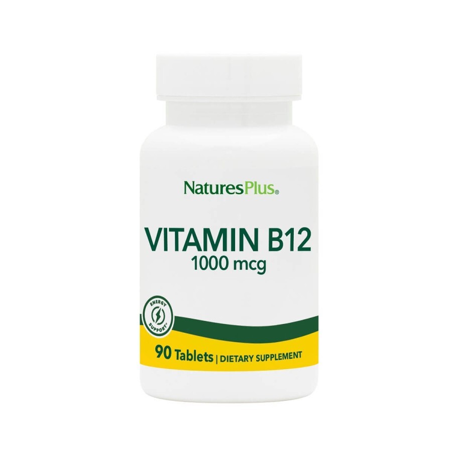 Вітамін B-12 (Метилкобаламін) Nature's Plus 1000 мкг 90 таблеток: ціни та характеристики
