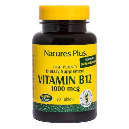 Витамин B-12 (Метилкобаламин) Nature's Plus 2000 мкг 60 таблеток