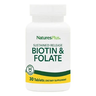 Біотин і Фолієва кислота Nature's Plus 30 таблеток