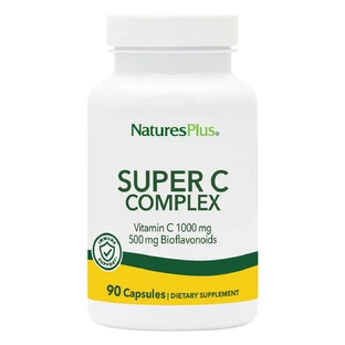 Супер комплекс Вітаміну С 1000 мг Біофлавоноїди 500 мг Nature's Plus 90 капсул