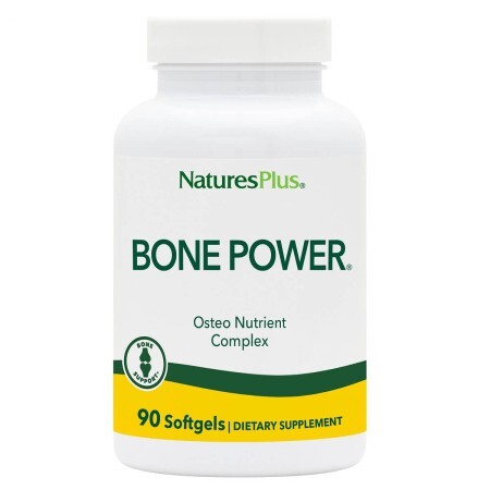 Кальцій з бором для міцних кісток Bone Power Natures Plus 90 желатинових капсул