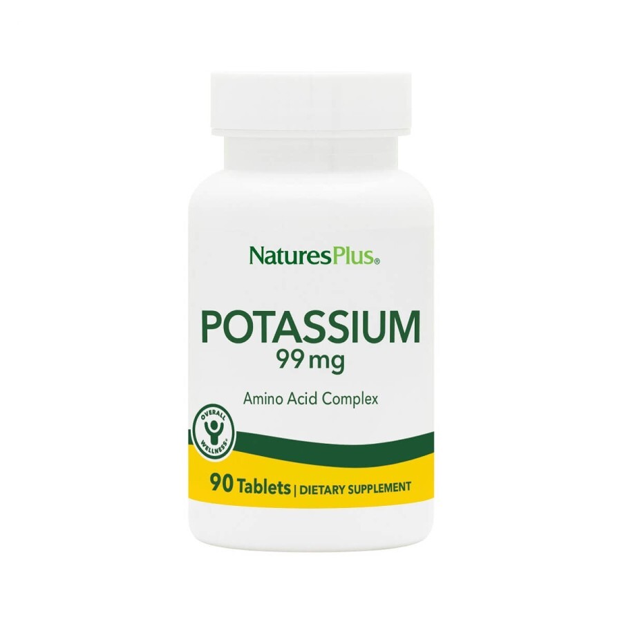 Калій Potassium Nature's Plus 99 мг 90 таблеток: ціни та характеристики