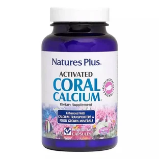Активированный коралловый кальций Nature's Plus 90 вегетарианских капсул