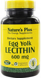 Лецитин из яичного желтка 600 мг Natures Plus 90 капсул