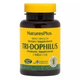 Пробиотики Тройная Сила Tri-Dophilus Nature's Plus 60 Вегетарианских капсул