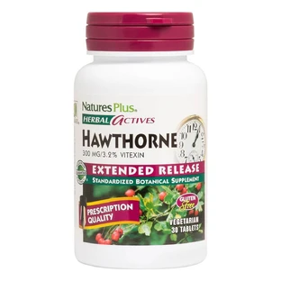 Боярышник 300 мг Herbal Actives Natures Plus 30 таблеток