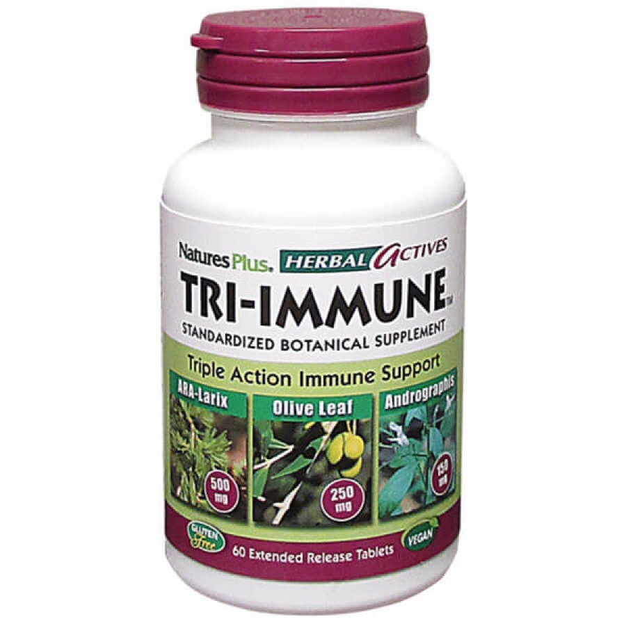 Комплекс для підтримки імунної системи Tri-Immune Natures Plus 60 таблеток: ціни та характеристики