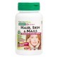 Рослинний комплекс для волосся шкіри і нігтів Herbal Actives Natures Plus 60 таблеток