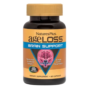 Комплекс для поддержки мозга AgeLoss Brain Support Natures Plus 60 капсул