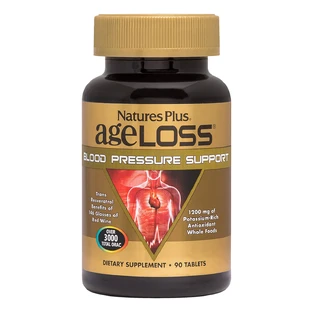 Поддержка кровяного давления Ageloss Blood Pressure Natures Plus 90 таблеток