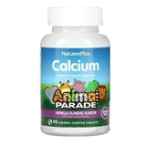 Кальций для детей Animal Parade Natures Plus 90 жевательных таблеток без сахара вкус ванили 