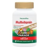 Мультивітаміни для дітей Animal Parade Gold Natures Plus 60 жувальних таблеток смак вишні