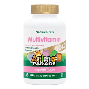 Мультивітаміни для дітей Animal Parade Gold Natures Plus 120 жувальних таблеток смак кавуна