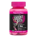 Мультивітаміни для дівчат Power Teen Natures Plus 60 жувальних таблеток смак лісових ягід