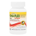 Hema-Plex залізо з комплексом поживних речовин швидкої дії NaturesPlus, 60 желатинових капсул: ціни та характеристики