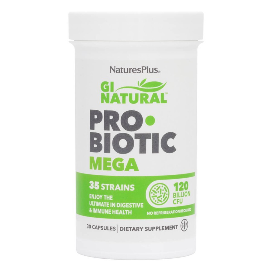 Пробиотики Мега Probiotic Mega Nature's Plus 120 млрд КОЕ 30 капсул: цены и характеристики